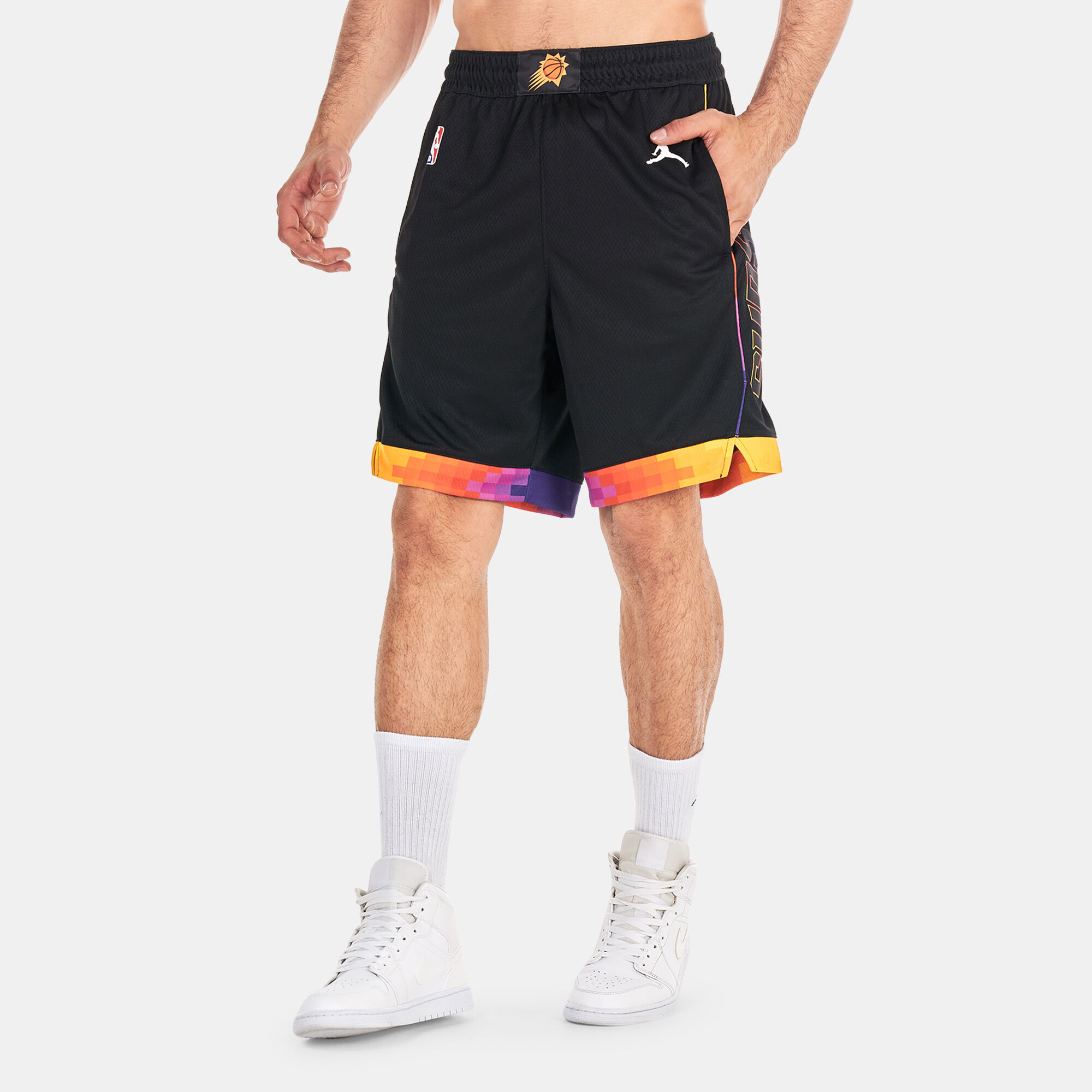 Suns basketball shorts store