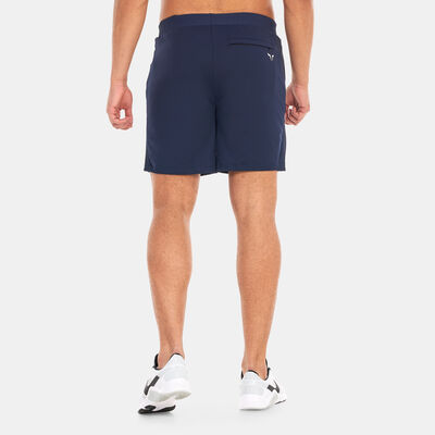 SQUATWOLF Men's Statement Ribbed Flex Shorts Blue SQUATWOLF Men's Statement Ribbed Flex Shorts Blue