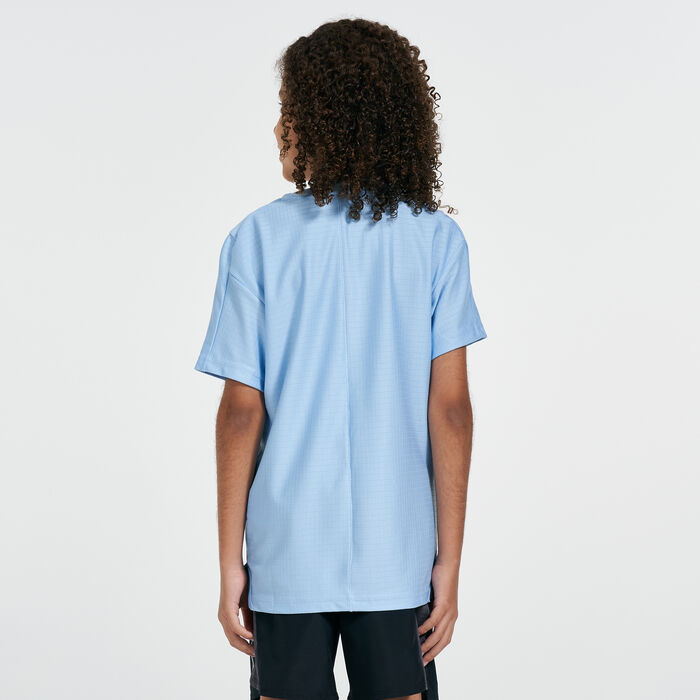 Nike Kids' Graphic Training Top Blue Nike Kids' Graphic Training Top Blue image number 1