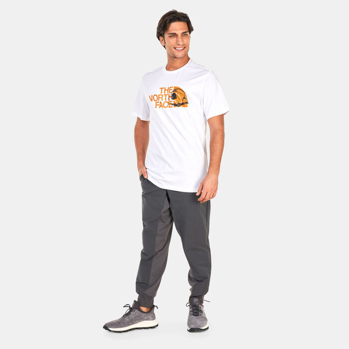 The North Face Men's Graphic Half Dome T-Shirt White image number 2
