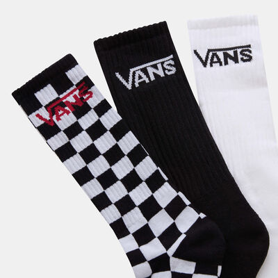 Vans Men's Classic Crew Socks (3 Pairs) Black