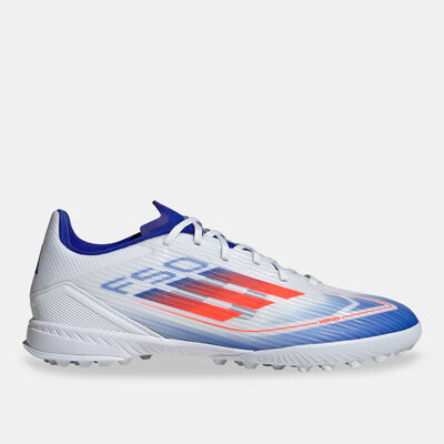 adidas Men's F50 League Turf Ground Football Shoes White