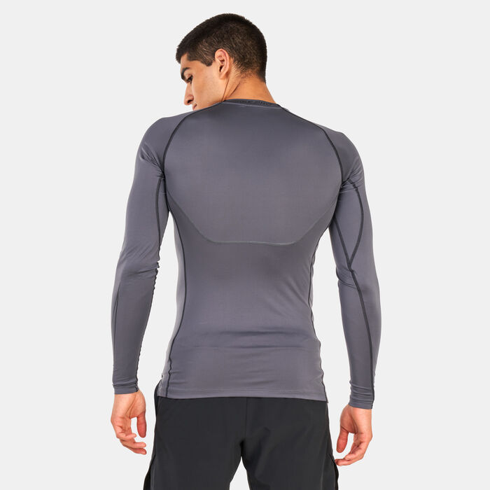 Nike Men's Pro Dri-Fit Tight T-Shirt Grey Nike Men's Pro Dri-Fit Tight T-Shirt Grey image number 1