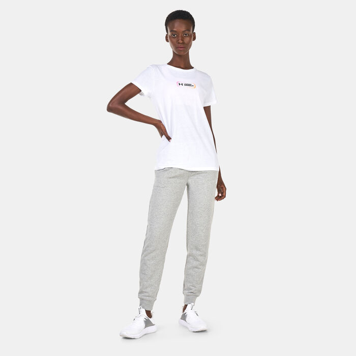 Under Armour Women's UA Gradient Pill T-Shirt White Under Armour Women's UA Gradient Pill T-Shirt White image number 2