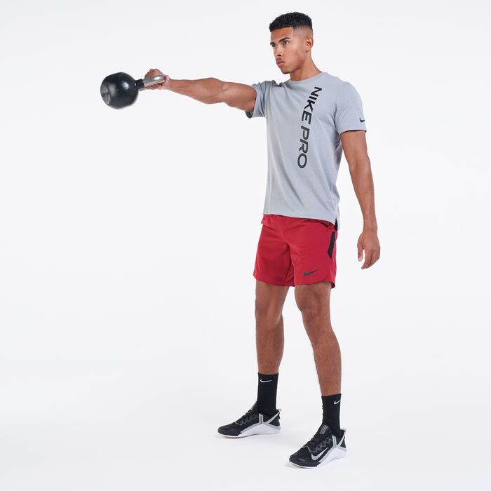 Nike Men's Pro Dri-FIT Flex Rep Shorts Red Nike Men's Pro Dri-FIT Flex Rep Shorts Red image number 2
