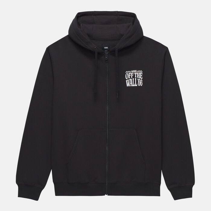 Vans Men's Demo Derby Full-Zip Hoodie Black image number 0