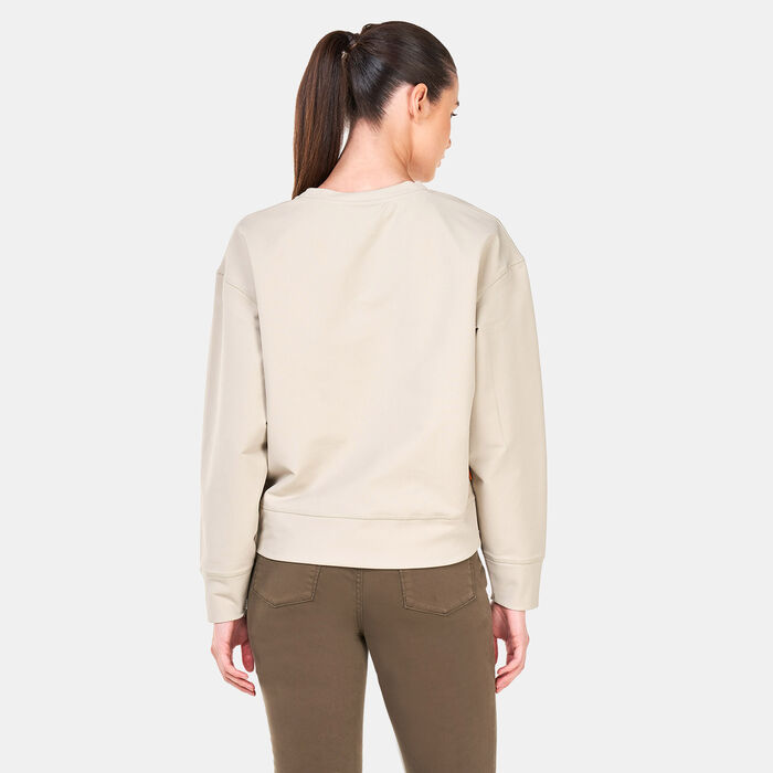 Timberland Women's Timberloop™ Hybird Sweatshirt Grey Timberland Women's Timberloop™ Hybird Sweatshirt Grey image number 1