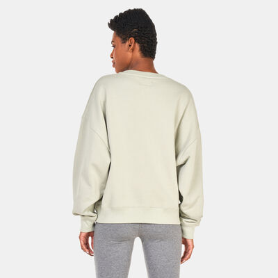 Converse Women's Graphic Crew Sweatshirt Green