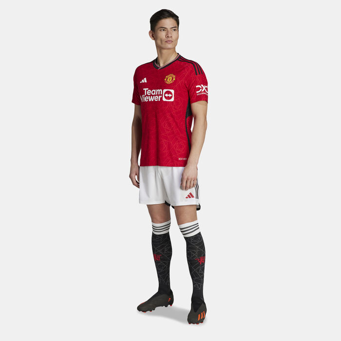 adidas Men's Manchester United Home Official Jersey - 2023/24 Red image number 2
