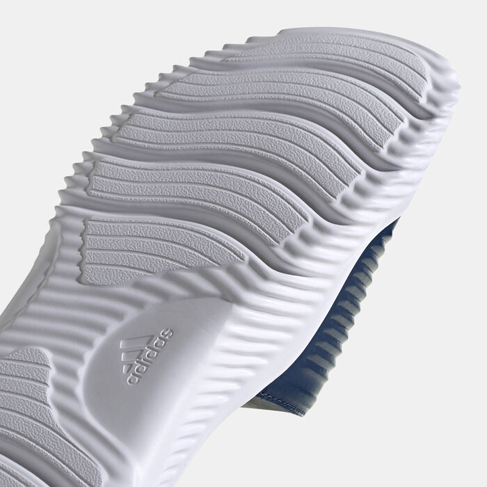 adidas Men's Alphabounce Slides Blue adidas Men's Alphabounce Slides Blue image number 4