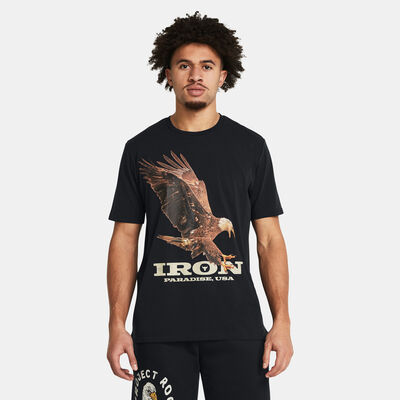 Under Armour Men's Project Rock Eagle T-Shirt Black Under Armour Men's Project Rock Eagle T-Shirt Black