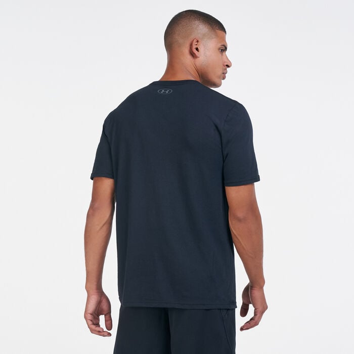 Under Armour Men's Rhythm T-Shirt Black Under Armour Men's Rhythm T-Shirt Black image number 1