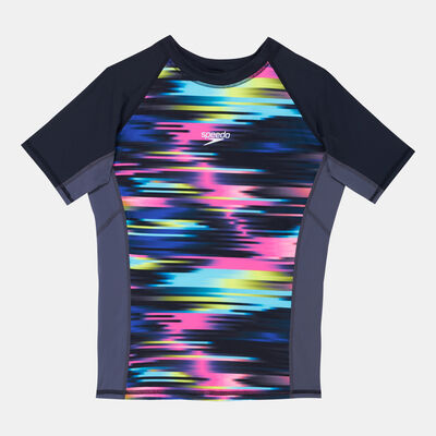 Speedo Deluxe Rashguard Black Speedo Deluxe Rashguard Black