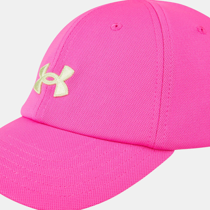 Under Armour Kids' UA Blitzing Adjustable Cap Pink image number 2