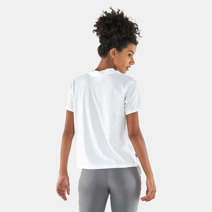 Columbia Women's Sun Trek™ Polo Shirt White Columbia Women's Sun Trek™ Polo Shirt White image number 1