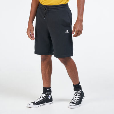 Converse Star Chevron Embroidered Shorts Black
