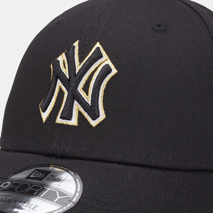 New Era Men's Metallic Pop 9Forty New York Yankees Cap Black New Era Men's Metallic Pop 9Forty New York Yankees Cap Black image number 2