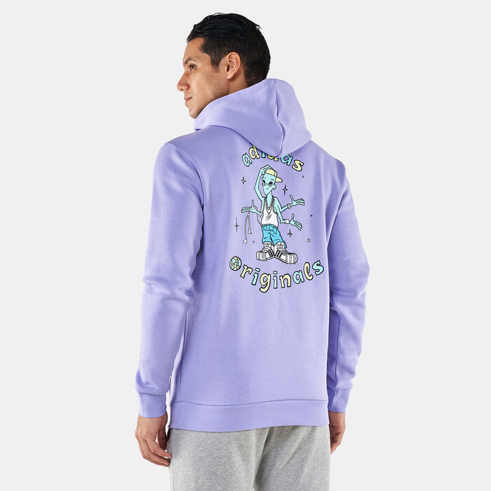adidas Originals Men's Stoked Ali Hoodie Purple image number 0