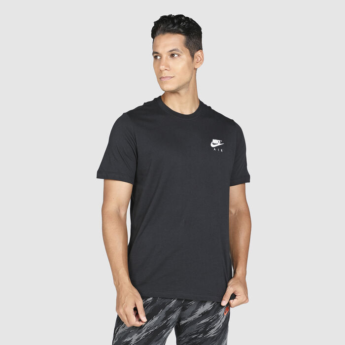 Nike Men's Sportswear Air T-Shirt Black Nike Men's Sportswear Air T-Shirt Black image number 0
