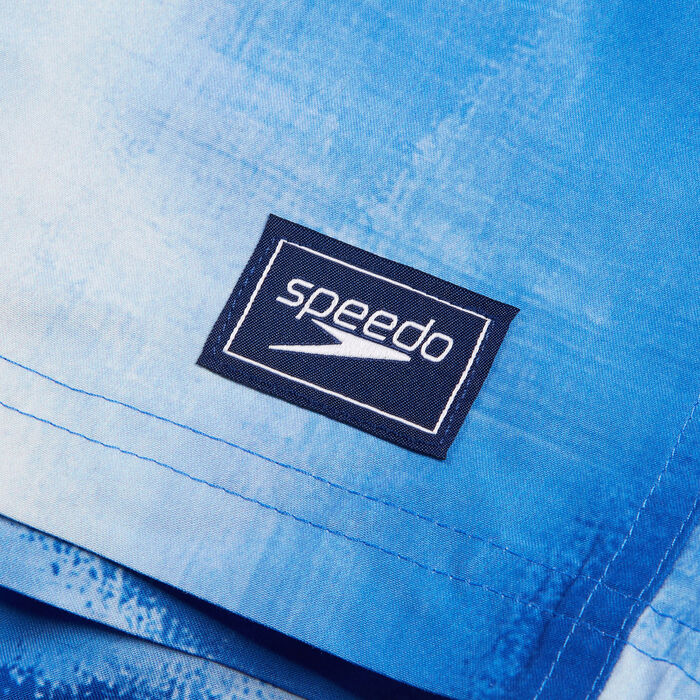 Speedo Men's Digital Printed Leisure Swimming Shorts Blue image number 4