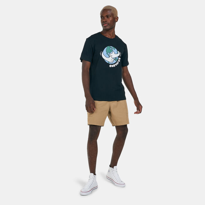Converse Love Your Mother Center Front T-Shirt Black Converse Love Your Mother Center Front T-Shirt Black image number 2