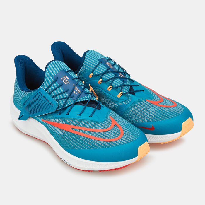 Nike Men's Pegasus FlyEase Easy On/Off Road Running Shoes Green Nike Men's Pegasus FlyEase Easy On/Off Road Running Shoes Green image number 1