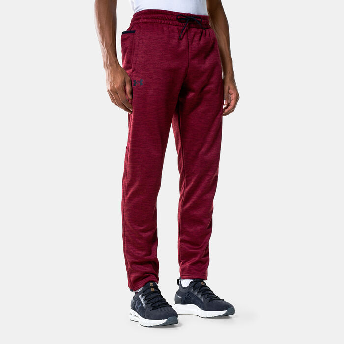 Under Armour Men's Armour Fleece® Twist Sweatpants Red Under Armour Men's Armour Fleece® Twist Sweatpants Red image number 0