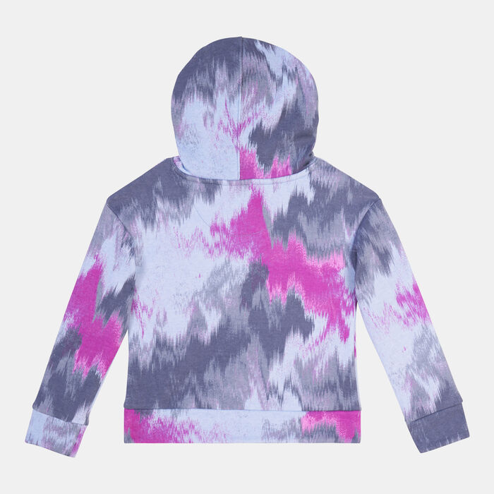 Nike Kids' Printed Club Pullover Hoodie Blue image number 1