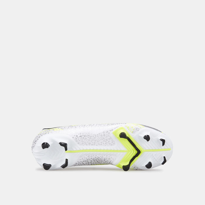 Nike Kids' Mercurial Vapor 14 Academy Multi-Ground Football Shoe White image number 3