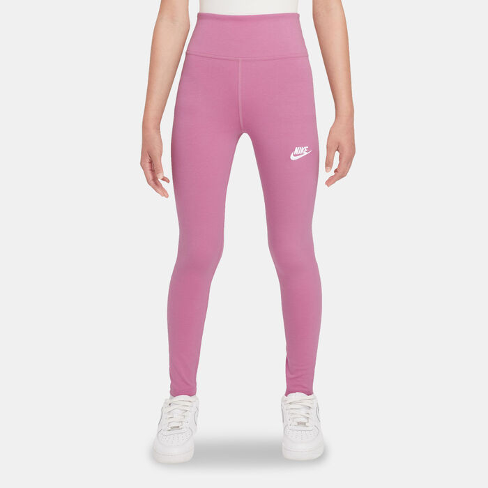Nike Kids' Sportswear Classic High-Waisted Leggings Pink Nike Kids' Sportswear Classic High-Waisted Leggings Pink image number 0