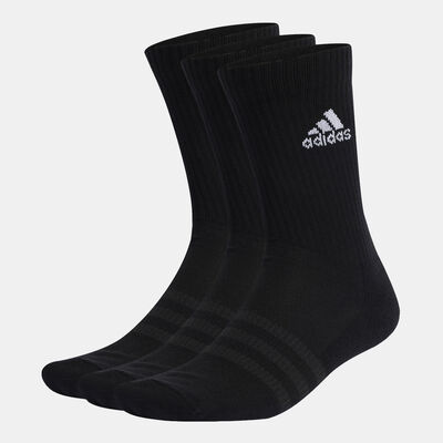 adidas Men's Cushioned Crew Socks (3 Pack) Multi