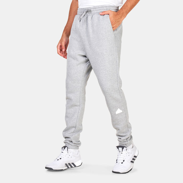 adidas Men's Fleece Pants Grey adidas Men's Fleece Pants Grey image number 0