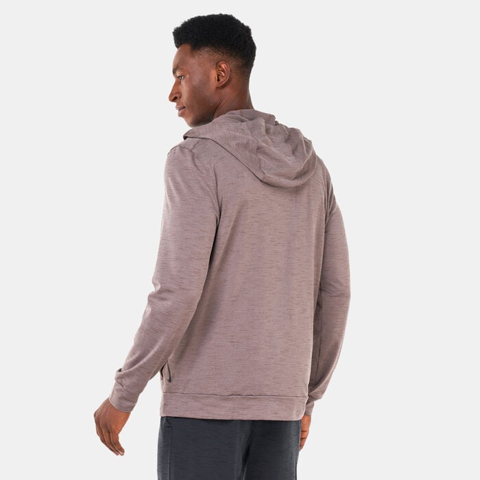 Nike Men's Dri-FIT Hyperdry Yoga Hoodie Grey Nike Men's Dri-FIT Hyperdry Yoga Hoodie Grey image number 1