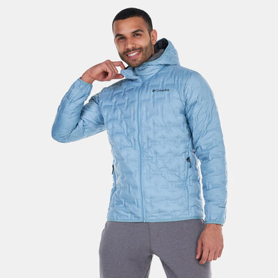 Columbia Men's Delta Ridge™ Down Hooded Jacket Blue Columbia Men's Delta Ridge™ Down Hooded Jacket Blue
