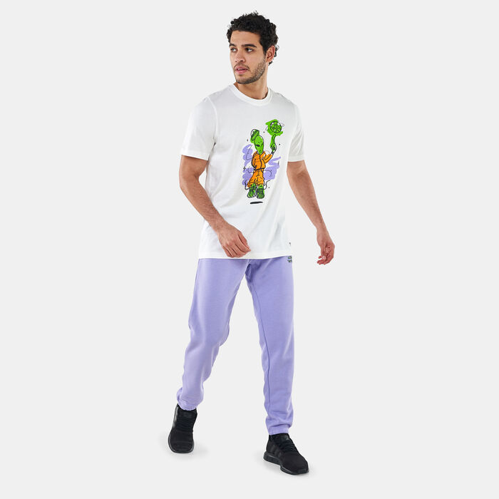 adidas Originals Men's Graphics Stoked Alien T-Shirt White image number 2