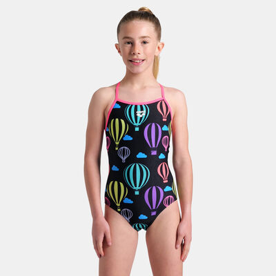 Arena Kids' Balloons One-Piece Swimsuit Black