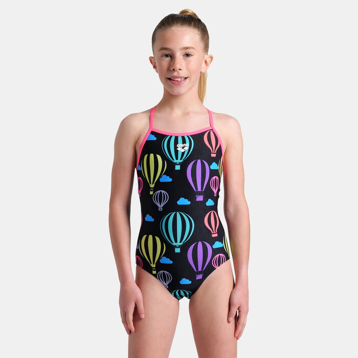 Arena Kids' Balloons One-Piece Swimsuit Black Arena Kids' Balloons One-Piece Swimsuit Black image number 0