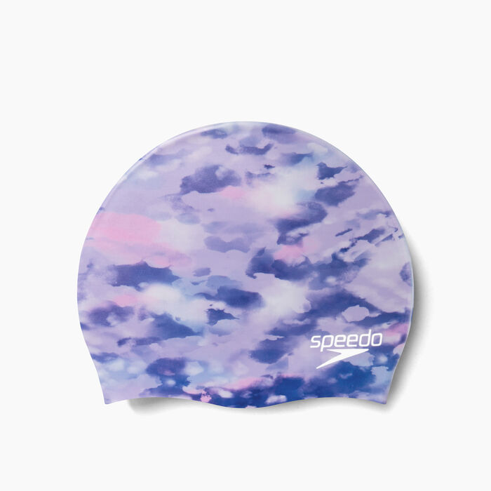 Speedo Kids' Digital Printed Swimming Cap Multi Speedo Kids' Digital Printed Swimming Cap Multi image number 0