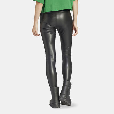 adidas Originals Women's Faux Leather Leggings Black