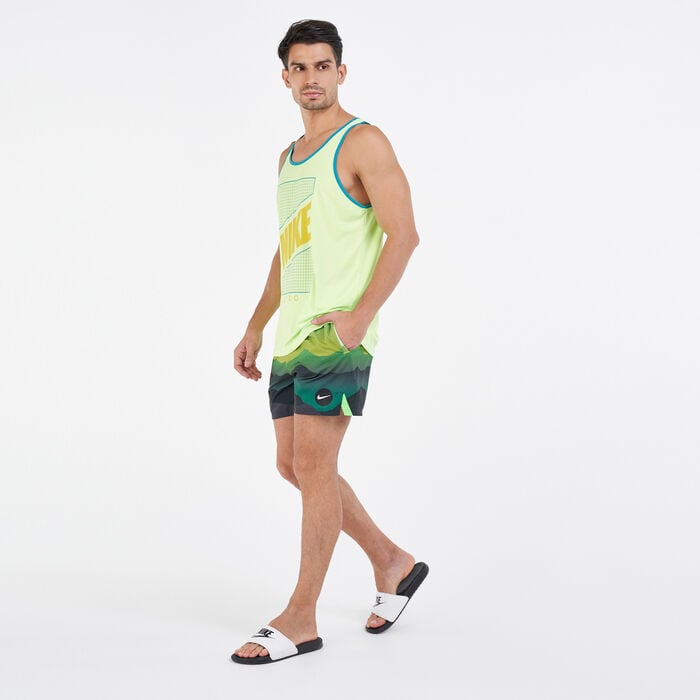 Nike Swim Men's 5-Inch Volley Swimming Shorts Green Nike Swim Men's 5-Inch Volley Swimming Shorts Green image number 2