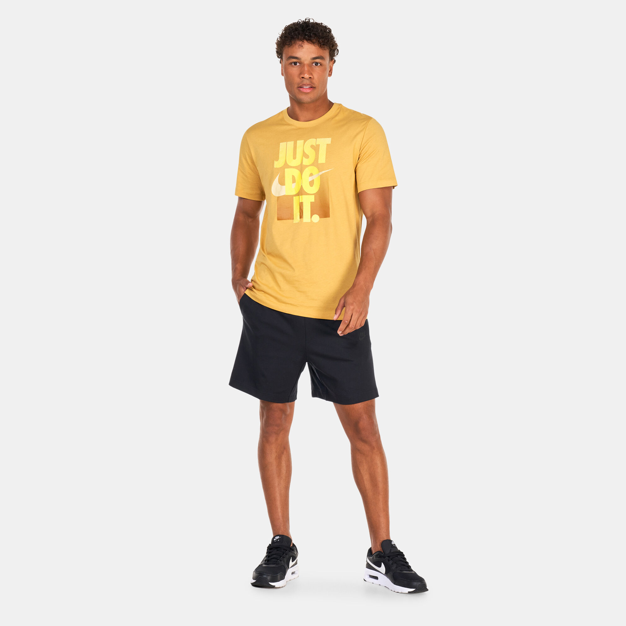 Men s Sportswear Just Do It T Shirt Brown Nike in Qatar SSS