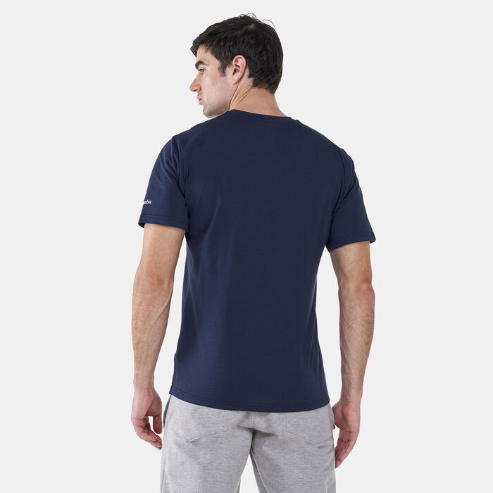 Columbia Men's Sun Trek™ Short Sleeve Graphic T-Shirt Blue Columbia Men's Sun Trek™ Short Sleeve Graphic T-Shirt Blue image number 1