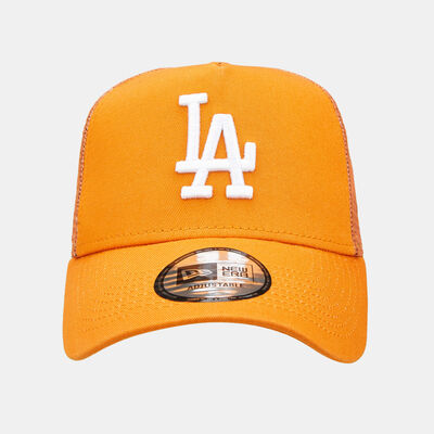 New Era Men's LA Dodgers Trucker Cap Orange