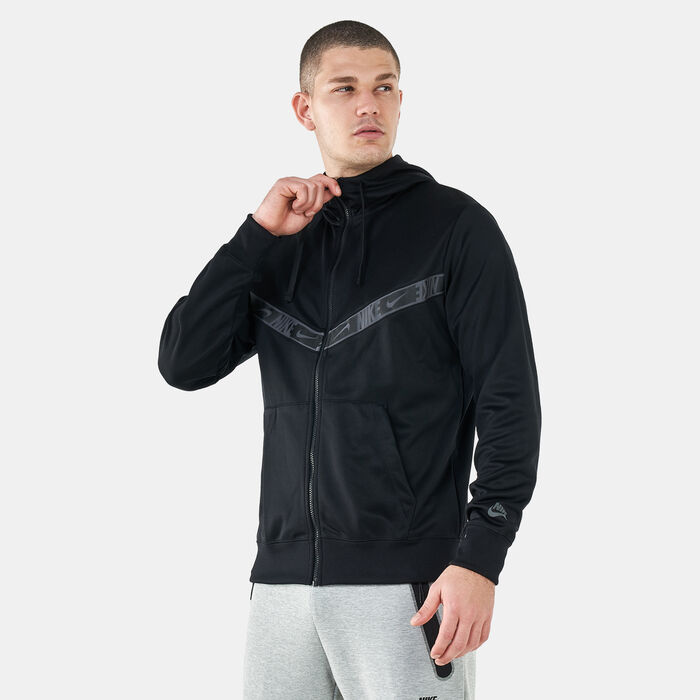 Nike Men's Sportswear Full-Zip Hoodie Black Nike Men's Sportswear Full-Zip Hoodie Black image number 0