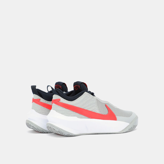 Nike Kids' Team Hustle D 10 Shoe Grey Nike Kids' Team Hustle D 10 Shoe Grey image number 2