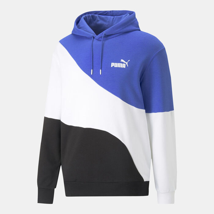 PUMA Men's POWER Cat Hoodie Blue PUMA Men's POWER Cat Hoodie Blue image number 0