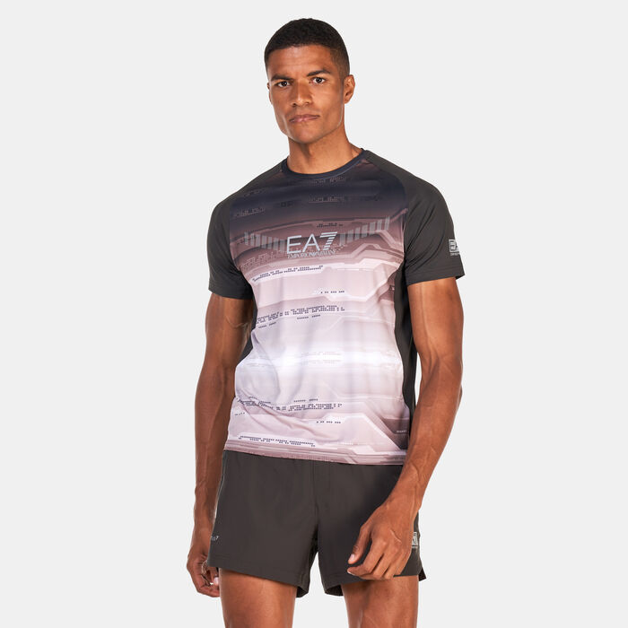 EA7 Emporio Armani Men's Ventus 7 T-Shirt Grey image number 0
