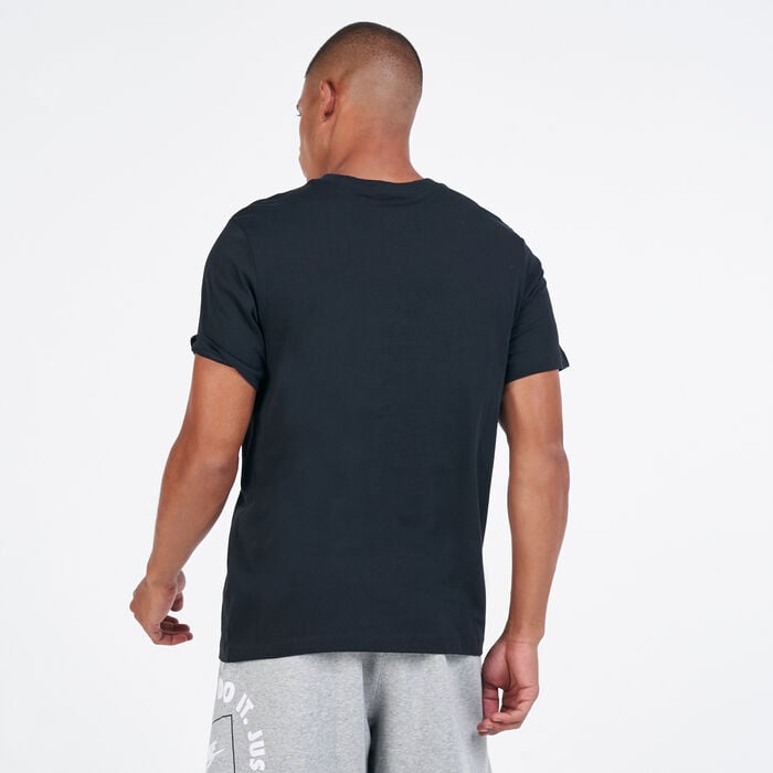 Nike Men's Sportswear Icon Block T-Shirt Black Nike Men's Sportswear Icon Block T-Shirt Black image number 1