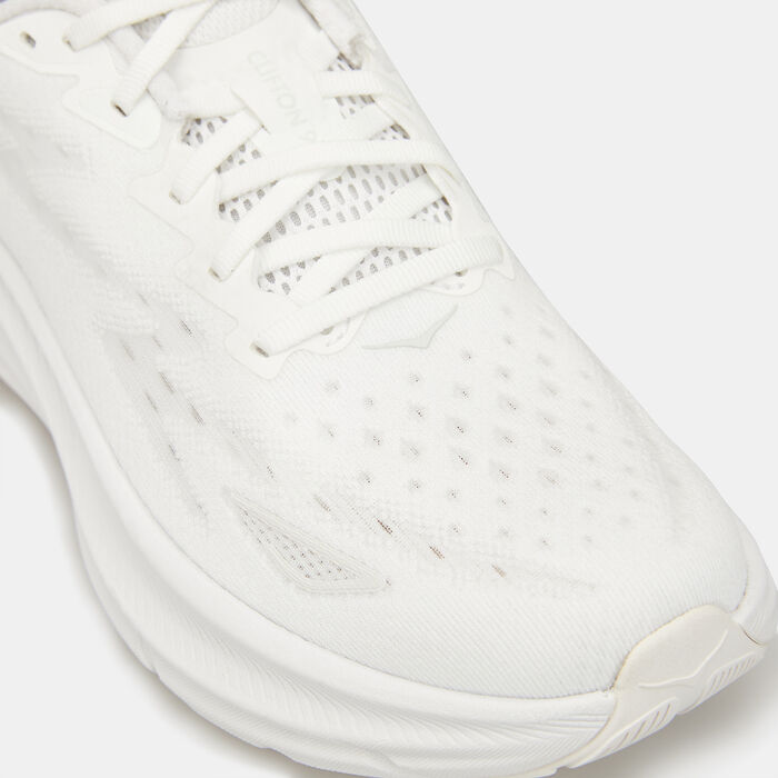 HOKA Women's Clifton 9 Road Running Shoe White image number 5