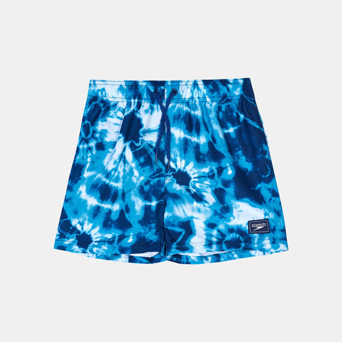 Speedo Kids' Printed 13-Inch Swimming Shorts Blue Speedo Kids' Printed 13-Inch Swimming Shorts Blue image number 0